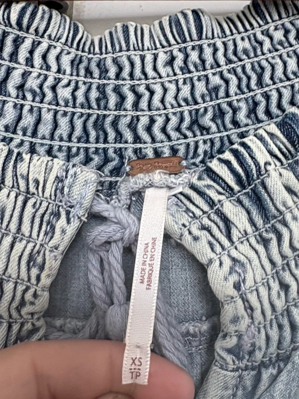 FREE PEOPLE ONE AND ONLY MAXI DRESS LIGHT DENIM BLUE WOMENS XS